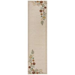Camellia Floral Border Runner -Online Home Furnishings 30900235 alt04