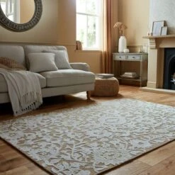 Churchgate Bradmore Floral Wool Rug -Online Home Furnishings 30900242