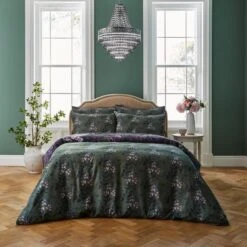 Dorma Giverny Damson Duvet Cover And Pillowcase Set 24 Dorma Giverny Damson Duvet Cover And Pillowcase Set -Online Home Furnishings 30900243 alt02