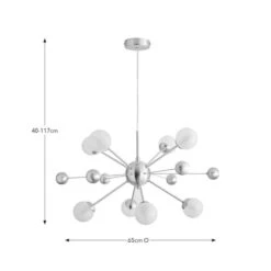 Elements Nova 8 Light Cluster Ceiling Light -Online Home Furnishings 30901448 alt08