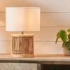 Sorbus Natural Ribbed Table Lamp -Online Home Furnishings 30909403
