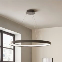 Online Home Furnishings 4 Orion LED Round Ceiling Light