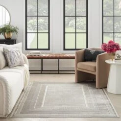 Glitz Border Velvet Rug