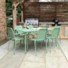 Porto 6 Seater Dining Set With Stacking Chairs 2 Porto 6 Seater Dining Set With Stacking Chairs -Online Home Furnishings 30915727