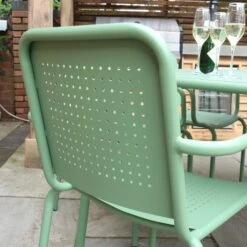 Porto 6 Seater Dining Set With Stacking Chairs -Online Home Furnishings 30915727 alt03