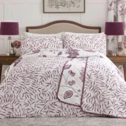 Dreams And Drapes Samira Reversible Duvet Cover And Pillowcase Set -Online Home Furnishings 30916149 alt02