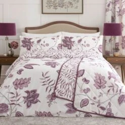 Dreams And Drapes Samira Reversible Duvet Cover And Pillowcase Set -Online Home Furnishings 30916155