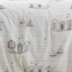 Fusion Beach Huts Duvet Cover And Pillowcase Set -Online Home Furnishings 30916244 alt04