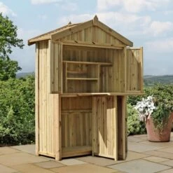 Garden Bar And 2 Stool Set -Online Home Furnishings 30916578 alt02