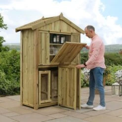 Garden Bar And 2 Stool Set -Online Home Furnishings 30916578 alt06