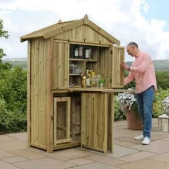 Garden Bar And 2 Stool Set -Online Home Furnishings 30916578 alt07