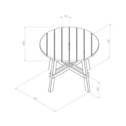 Freya Round Dining Table 9 Freya Round Dining Table -Online Home Furnishings 30917450 alt06