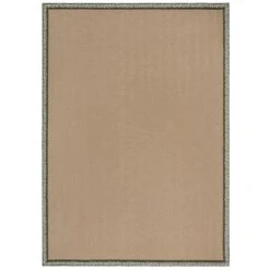 Embroidered Herringbone Border Rug -Online Home Furnishings 30917696 alt04
