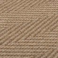 Embroidered Herringbone Border Rug -Online Home Furnishings 30917708 alt01