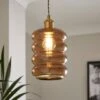 Nico Ribbed Easy Fit Pendant Shade 1 Nico Ribbed Easy Fit Pendant Shade -Online Home Furnishings 30921654