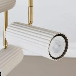 Georgi Industrial Ribbed 3 Light Adjustable Semi Flush Spotlight 16 Georgi Industrial Ribbed 3 Light Adjustable Semi Flush Spotlight -Online Home Furnishings 30921707 alt02