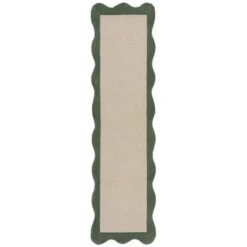 Bonnie Scallop Border Wool Runner -Online Home Furnishings 30922178 alt04