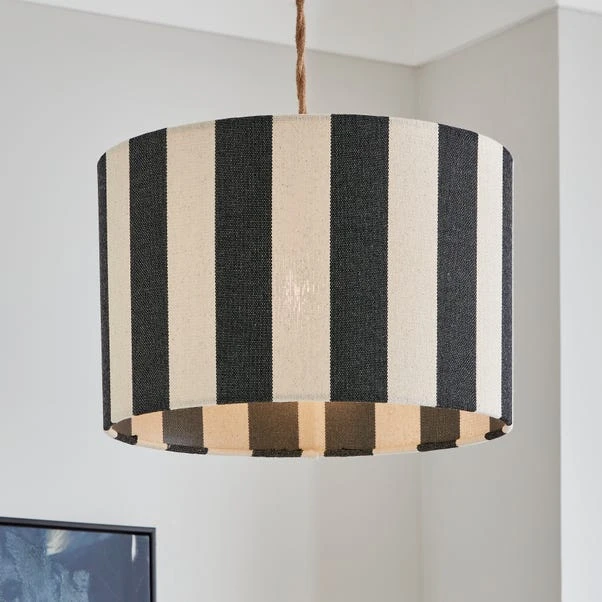 Beatrice Stripe Drum Lamp Shade 8 Beatrice Stripe Drum Lamp Shade - Image 6