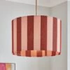 Beatrice Stripe Drum Lamp Shade 1 Beatrice Stripe Drum Lamp Shade -Online Home Furnishings 30923654