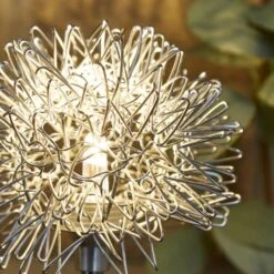 Set Of 2 Solar Metal Flower Stake Lights -Online Home Furnishings 30925227 alt02