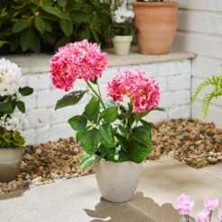 Artificial Hydrangea In Plant Pot 8 Artificial Hydrangea In Plant Pot -Online Home Furnishings 30925749