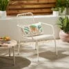 Steel Garden Chair White -Online Home Furnishings 30926376