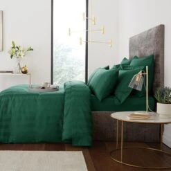 Hotel Cotton 230 Thread Count Stripe Duvet Cover -Online Home Furnishings 30927044 alt07