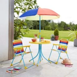Children's Rainbow Patio Set