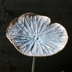 Indoor Outdoor Resin Lilypad Stake 12 Indoor Outdoor Resin Lilypad Stake -Online Home Furnishings 30927969 alt01