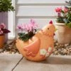 Resin Chicken Plant Pot 1 Resin Chicken Plant Pot -Online Home Furnishings 30928001