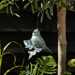 Bronze Resin Hanging Bird Ornament