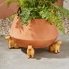 Set Of 3 Resin Capybara Pot Feet -Online Home Furnishings 30928008