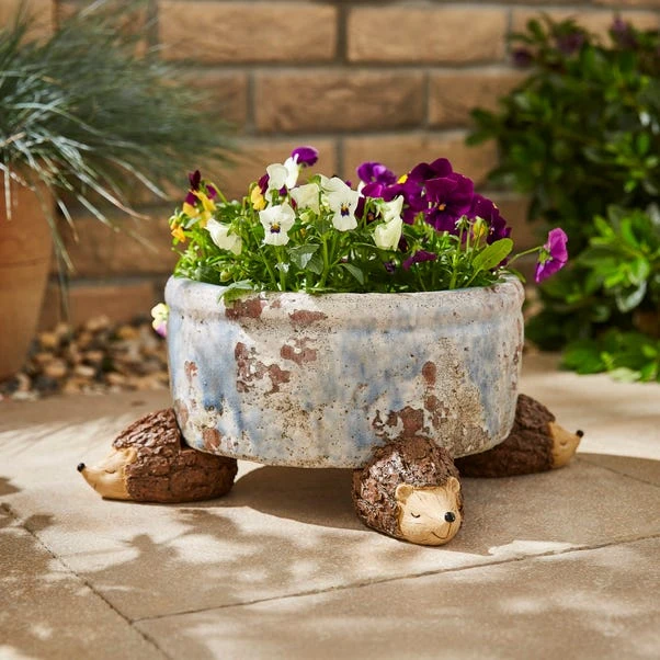 Set Of 3 Resin Hedgehog Pot Feet 3 Set Of 3 Resin Hedgehog Pot Feet