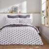 Ashwin Floral Blockprint Duvet Cover And Pillowcase Set