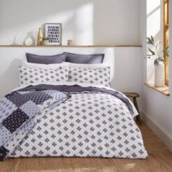 Ashwin Floral Blockprint Duvet Cover And Pillowcase Set 30 Ashwin Floral Blockprint Duvet Cover And Pillowcase Set -Online Home Furnishings 30928351 alt08