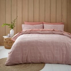 Alda Textured Duvet Cover And Pillowcase Set 37 Alda Textured Duvet Cover And Pillowcase Set -Online Home Furnishings 30929126