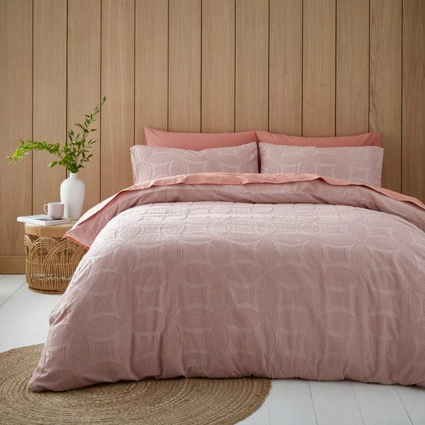 Alda Textured Duvet Cover And Pillowcase Set 18 Alda Textured Duvet Cover And Pillowcase Set - Image 16