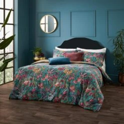 Wylder Tropics Viranai Reversible Duvet Cover And Pillowcase Set 37 Wylder Tropics Viranai Reversible Duvet Cover And Pillowcase Set -Online Home Furnishings 30933137