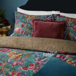 Wylder Tropics Viranai Reversible Duvet Cover And Pillowcase Set 29 Wylder Tropics Viranai Reversible Duvet Cover And Pillowcase Set -Online Home Furnishings 30933159 alt01