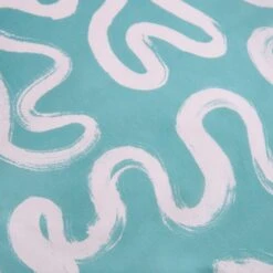 Aqua Doodle Reversible Duvet Cover And Pillowcase Set 28 Aqua Doodle Reversible Duvet Cover And Pillowcase Set -Online Home Furnishings 30937763 alt05