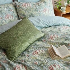 William Morris Artichoke 100% Cotton Duvet Cover And Pillowcase Set -Online Home Furnishings 30938975 alt01
