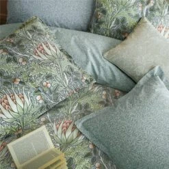 William Morris Artichoke 100% Cotton Duvet Cover And Pillowcase Set -Online Home Furnishings 30939018 alt03
