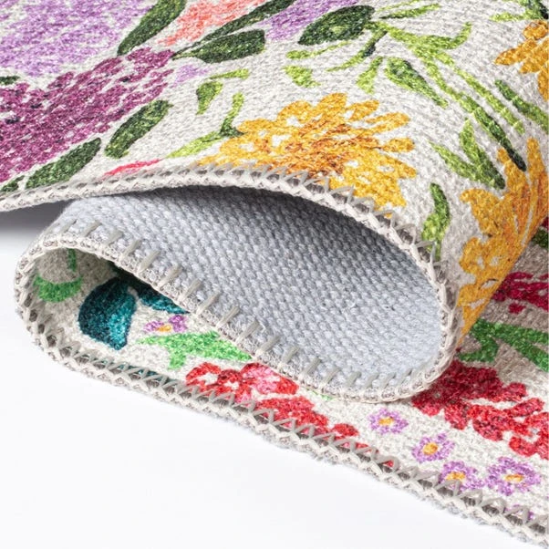 Sophie Robinson Sunshine Flowers Washable Rug 11 Sophie Robinson Sunshine Flowers Washable Rug - Image 9