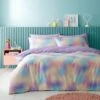 Iridescent Satin Reversible Duvet Cover And Pillowcase Set -Online Home Furnishings 30945442