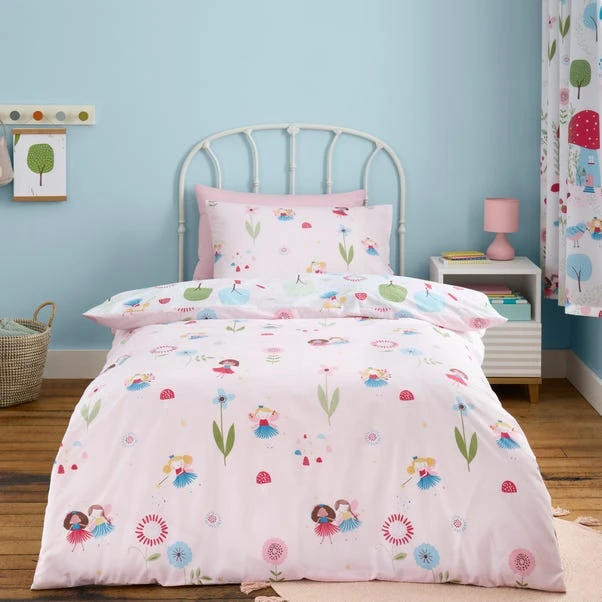 Toadstool Fairies Reversible Polycotton Duvet Cover & Pillowcase Set 17 Toadstool Fairies Reversible Polycotton Duvet Cover & Pillowcase Set - Image 15