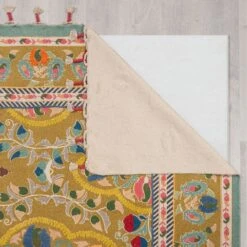 Rani Embroidered Floral Runner 10 Rani Embroidered Floral Runner -Online Home Furnishings 30957786 alt02