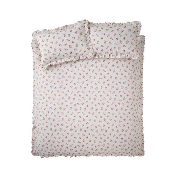 Catherine Lansfield Frill Ditsy Floral Duvet Cover And Pillowcase Set 7 Catherine Lansfield Frill Ditsy Floral Duvet Cover And Pillowcase Set - Image 5