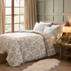 Forest Animals 100% Cotton Duvet Cover & Pillowcase Set 17 Forest Animals 100% Cotton Duvet Cover & Pillowcase Set -Online Home Furnishings 30964001