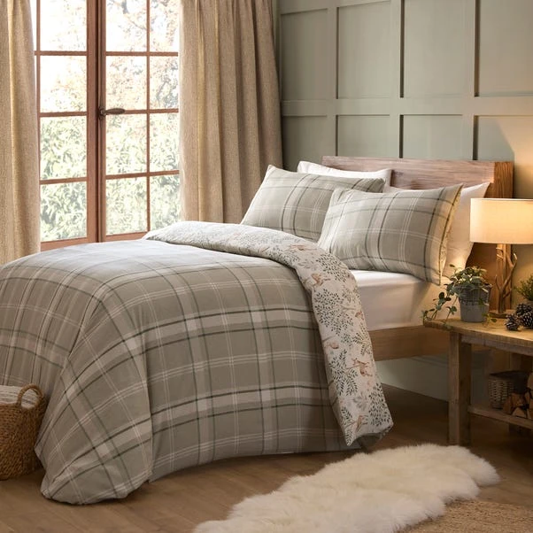 Forest Animals 100% Cotton Duvet Cover & Pillowcase Set 5 Forest Animals 100% Cotton Duvet Cover & Pillowcase Set - Image 3