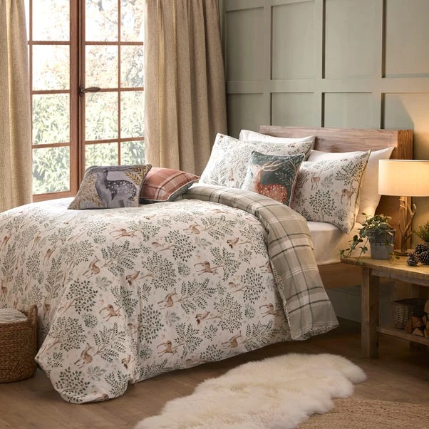 Forest Animals 100% Cotton Duvet Cover & Pillowcase Set 7 Forest Animals 100% Cotton Duvet Cover & Pillowcase Set - Image 5